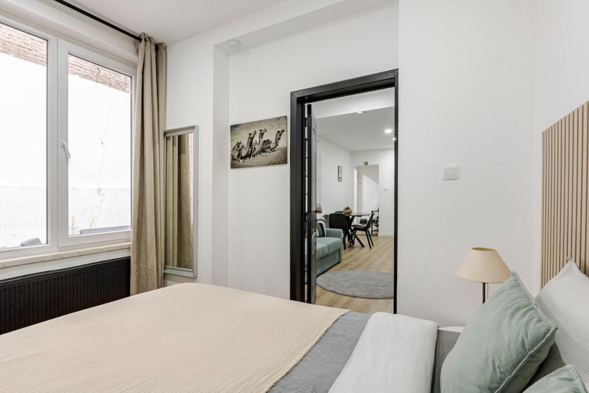 Cosy Appartement Met Tuin In Centrum Antwerpen Gratis Parking Free Parking! ภายนอก รูปภาพ