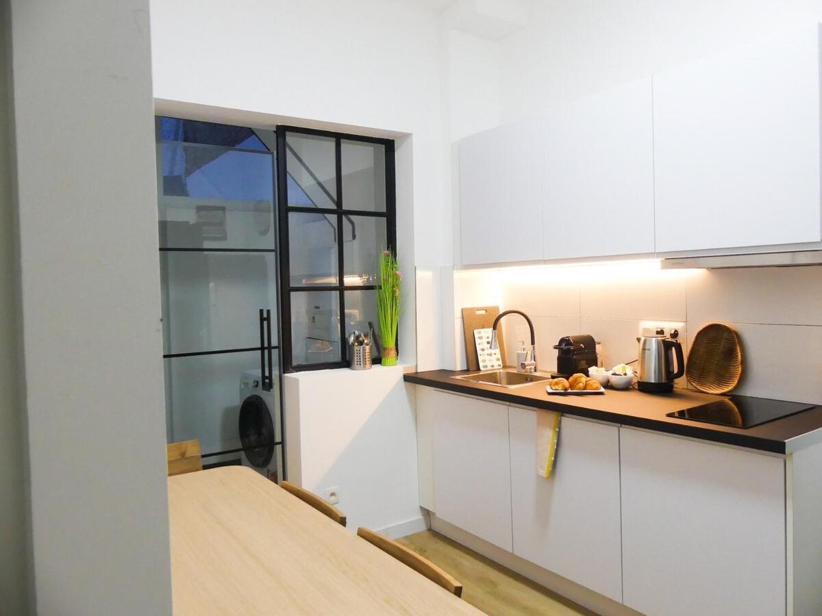 Cosy Appartement Met Tuin In Centrum Antwerpen Gratis Parking Free Parking! ภายนอก รูปภาพ